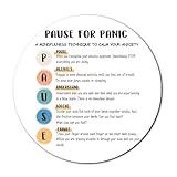 Mental Health Psychology Fridge Magnets - Kids Behavior Positive Educational Decorations - Counseling Room Therapy Office Home Bedroom Decoration Supplies