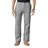 Gildan Adult Fleece Open Bottom Sweatpants with Pockets, Style G18300, Sport Grey, X-Large US
