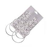 AJ DEFIRO 6 Pair Bronze Hoop Earring Set Stainless stud Earring Women Jewelry Silver Tone