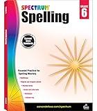 Spectrum Spelling Workbook Grade 6, Ages 11 to 12, Grade 6 Spelling, Handwriting Practice with 6th Grade Spelling Root Words, Prefixes, Suffixes, and Grammar Workbook - 160 Pages