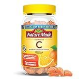 Nature Made Maximum Strength Dosage Vitamin C 1000mg per Serving, Immune Support Vitamin C Gummies for Adults, 80 Vitamin C Gummies, 20 Day Supply