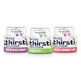 Ninja Thirsti Flavored Water Drops, SELTZER Variety Pack, Crisp and Refreshing Sparkling Water, Zero Calories, Zero Sugar, Zero Sweeteners, Makes 20, 12oz drinks, 3 Pack, WCFV1