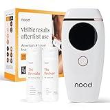 NEW Nood™ Flasher 2.0 Kit — IPL Laser Hair Removal Device for Women & Men — Pain-free & Permanent, Visible Results After First Use & Works Everywhere — Pre & Post IPL Treatment Included — Gloss White