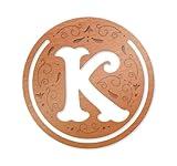 IF Literary Letters Metal Bookmark - Letter K