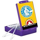 Dr. Piercing Aftercare Swabs – Piercing Bump Saline Solution for Cleansing Earring, Nose, Belly, and Ear Piercings – Gentle Saline Wash for a Refreshing Experience – 36 Easy-to-Use Swabs (1-Pack)