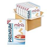 Premium Original Mini Saltine Crackers, Lunch Snacks, Bulk Snacks, 6 - 11 oz Boxes
