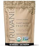 Truvani Vegan Pea Protein Powder | Chocolate Peanut Butter | 20g Organic Plant Based Protein | 20 Servings | Keto | Gluten & Dairy Free | Low Carb | No Added Sugar