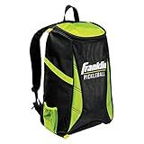 Franklin Sports Pickleball Bags - Premium Backpack for Men + Women - Bag for Accessories + Gear - Pickleball Sport Equipment Bag - Black