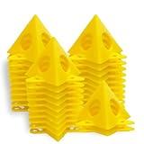 KATA Painters Painting Pyramid Stands: 36pcs Cabinet Doors Risers & Painting - Paint Triangle Stands Mini Cones Tripods for Canvas Support & Pouring - Art DIY Projects Household Essemtials