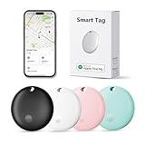 Lmrbelec Air Tags, Tracker Item Finder Work with Apple Find My (iOS Only), Tracking Device Locator Smart Tag for Luggage, Keys, Wallet, Bike, Pets, Bags (Multi-Color, 4 Pack)