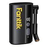 Fanttik X9 Ace Mini Bike Pump, 32s Fast Inflate Bike Pump with Gauge, 150PSI Electric Air Pump with Presta and Schrader Valve, Suitable for Mountain Bike, Road Bike, Electric Bike