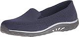 Skechers Women's Reggae Fest-Willows Loafer Flat, Navy Mesh, 7.5