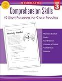 Comprehension Skills: 40 Short Passages for Close Reading: Grade 3