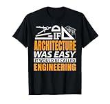 Architect Blueprint Designer Planner Architecture Building T-Shirt