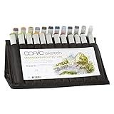 COPIC Sketch Marker 24pc Landscape Architecture Wallet | Non-toxic and Alcohol-based ink | Perfect for Coloring, Drawing, Sketching, Card Making, and Illustration - Ideal for Adults and Kids