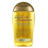 OGX Renewing + Argan Oil of Morocco Penetrating Hair Oil, 24 Hour Frizz Control Argan Oil Treatment for All Hair Types Repairs Split Ends & Boosts Shine, Paraben-Free Formula, 3.3 fl. oz