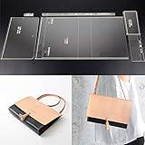 NW AAB-63 Shoulder Bag Template: Acrylic Leather Pattern, 9.43x6.48x2.16 inches