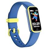shylad Kids Fitness Tracker,Fitness Watch Waterproof Activity Tracker with HeartRate and Sleep Monitor,Stopwatch,11 Sport Modes,Great Gifts for Girls Boys Kids Age 6-13 Years Olds-Blue
