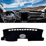 GafeSkui Dash Cover Compatible with 2023-2025 Ford Ranger Accessories Custom Dashboard Cover Carpet Mat Non-Slip
