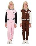 Star Ride Sweet Butterfly Girls Jogger Sets 4 Piece Kids Fashion Hoodie and Sweatpants Clothing Set