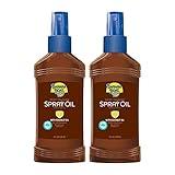 Banana Boat Deep Tanning Oil Spray SPF 4 | Dark Tanning Oil with SPF 4 Sunscreen, Water Resistant, 8oz each Twin Pack