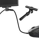Pulsar Gaming Gears - Micro Bungee ES : Drag-Free Wired Mouse Support - Free Motion on Your Desk - Super Compact Size - Attach it to Your Monitor - Get More Space (Single Pack)
