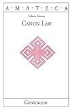 Canon Law (Handbooks of Catholic Theology)