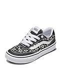 Vans Missy Brooklyn LS Shoe | Girls' Low-Top Sneakers for School & Fashion, Casual Kid Footwear, Stars Black, 4