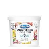 Satin Ice Bright White Buttercream Icing Mix For Cake Decorating (2 Pounds)