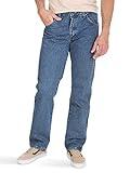 Wrangler Authentics Men's Classic 5-Pocket Regular Fit Cotton Jean, Stonewash Mid, 36W x 28L