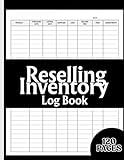 Reselling Inventory Log Book: Organized Record-Keeping for Small Business, Sales, Costs, and Profit Margins...