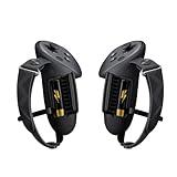 AMVR Upgraded Controller Grips Cover Compatible with Meta/Oculus Quest 3S/Quest 3 Accessories, with Battery Opening Cover and Knuckle Straps Protector