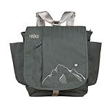 HAIKU To Go Convertible 2.0 Crossbody and Backpack Messenger-Style Travel Bag with Adjustable Shoulder Straps, Dual Pockets, Deep Forest
