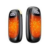 Hand Warmers Rechargeable - 2 Pack Electric Hand Warmers 14000mAh, 16 Hrs Warmth Dual-Sided Heating Max 131℉, 4 Heating Levels Battery Operated Pocket Heater for Raynauds, Hunting, Golf, Camping