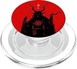 Goat AntiChrist Satanism Devil Seal Goth Emo Gift Mystic PopSockets PopGrip: Swappable Grip for Phones & Tablets PopSockets PopGrip for MagSafe