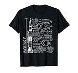 Saturn V Saturn 5 Rocket Science Equations T-Shirt