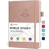 Bible Study Journal for Women – Guided Christian Notebook with Bible Reading Tracker, Prayer Prompts, Church Notes & Bible Study Supplies, Bible Journaling Kit, Beautiful Faith Gift for Her