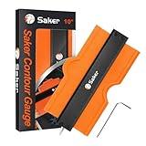 Saker Contour Gauge (10 Inch) Profile Tool with Adjustable Lock,Gift for Men Women Dad Him Boyfriend Husband-Precisely Copy Irregular Shape Duplicator-Cool Gadgets for Woodworking Tool Tracing