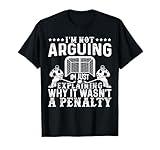 Hockey Player Arguing Gift Funny Ice Hockey T-Shirt
