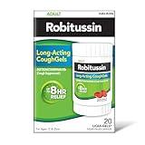 Robitussin 8 Hour Liqui-gels Cough, Adult Formula - 20 count Liqui-Gels