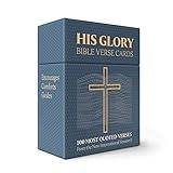 Lulu & You HIS GLORY Bible Verse Cards - 100 Inspirational Prayer Cards, Christian Prayer - Bible Memory Verse, Daily Scripture - Christian Gifts for Men and Women