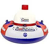 Hydration Station Float and Big Bobber Floating Cooler Bundle, Durable Inner Tube with Cup Holders & Mesh Bottom, Portable Drifter Cooler, Keeps Drinks Cold for Tubing, Boating & Outdoor Fun