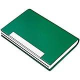 Padike Business Card Holder, Business Card Case Professional PU Leather & Stainless Steel Multi Card Case,Business Card Holder Wallet Credit Card ID Case/Holder for Men & Women. (U-Green)