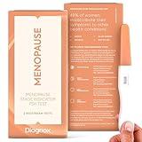 DIAGNOX Menopause Test Kit for Women - 2 Pack Menopause Stage Indicator - Clinical Grade Midstream FSH Test at Home