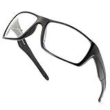 VITENZI Bifocal Safety Glasses with Readers Wrap Around Sport Magnifying Safety Reading Protective Goggles Palermo in Black