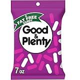 GOOD & PLENTY Licorice Fat Free, Candy Bag, 7 oz