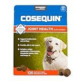 Nutramax Cosequin for Dogs Joint Health Supplement, Contains Glucosamine, Plus Chondroitin, MSM and Omega-3s, Supports Joint and Skin and Coat Health, Soft Chews, 120 Count