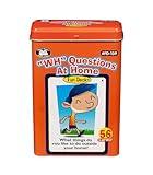 Super Duper Publications | WH Questions at Home Fun Deck | Communication and Social Skills Flash Cards | Educational Learning Products for Children