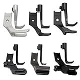 Fbshicung 6Set Walking Presser Feet Replacement for JUKI DNU-1541 CONSEW P1206RB Singer 111G Brother B837 Sewing Machine Parts