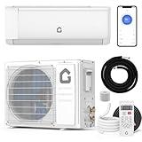 12,000 BTU Mini Split Air Conditioner with 22 SEER2 Efficiency,750 Sq.Ft Cooling/Heating, Energy Star Certified,Smart Inverter Tech,Alexa-Compatible WiFi Control,Professional Installation Kit Included